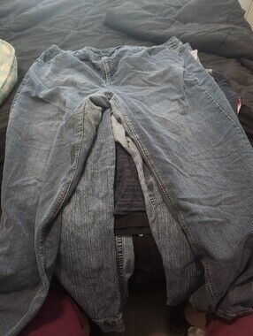 JMS Just My Size Stretch Classic Denim Women's Average Blue Jeans Size 26W